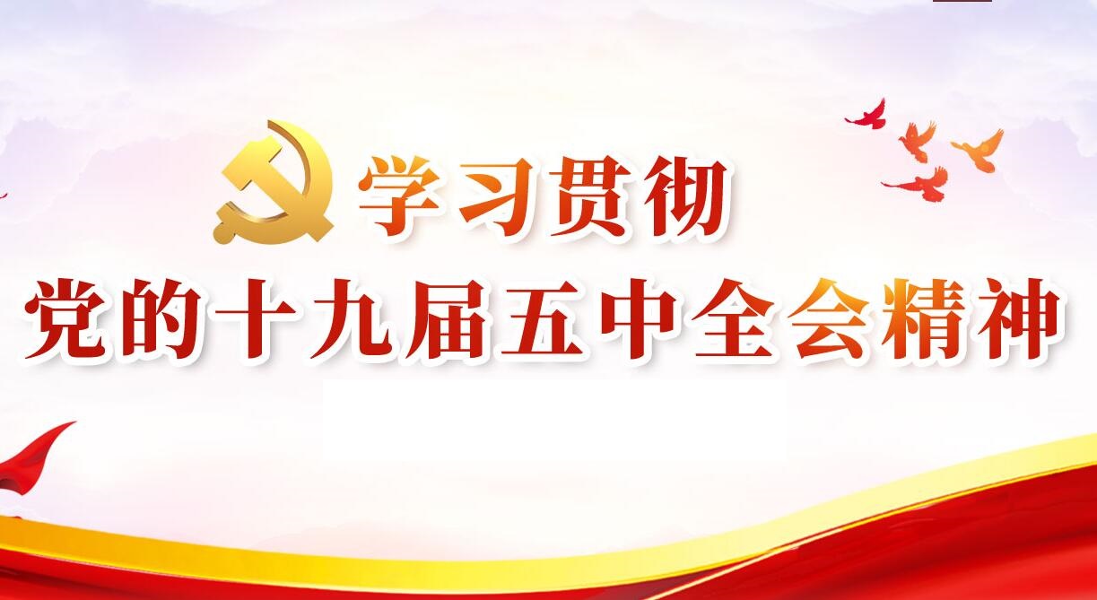 认真学习贯彻十九届五中全会精神